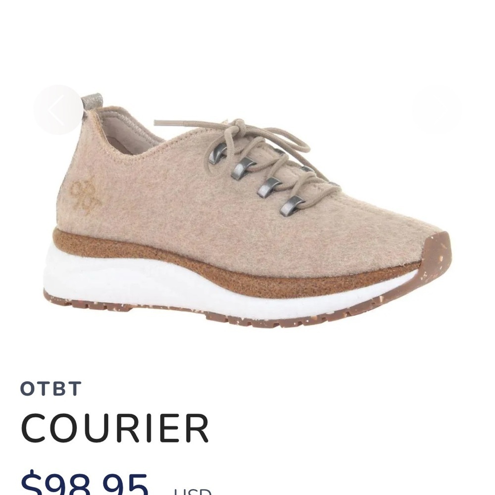 OTBT Women's Beige Courier Sneakers